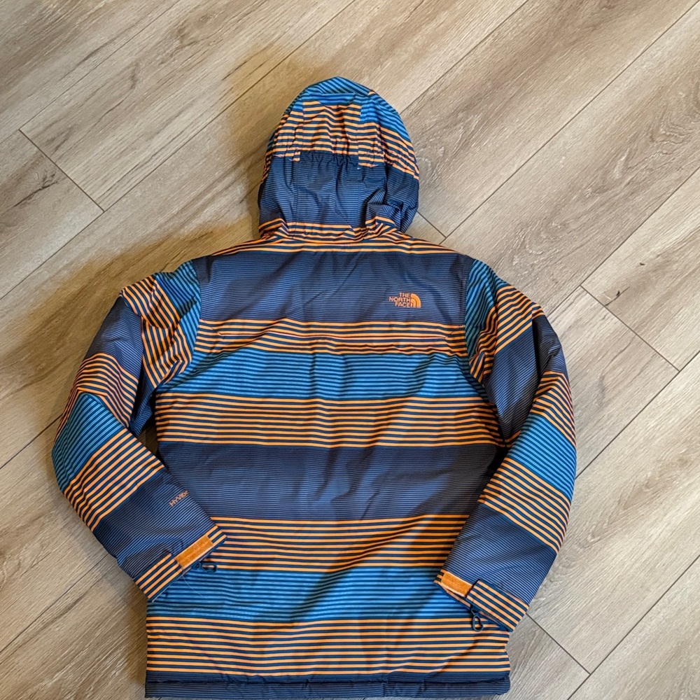 The North Face Kids Snow/ ski/ snowboard Jacket -Gray,blue and Orange Sz L 14/16 - Picture 7 of 11